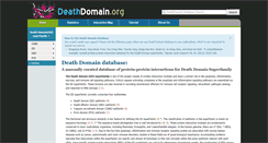 Desktop Screenshot of deathdomain.org